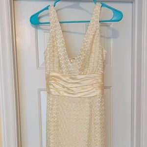 Maggy London Lace Midi Sheath Dress